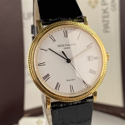 patek philippe calatrava 3944 j 18k yellow gold calatrava quartz|Pre.